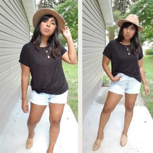 FORGET ME KNOT GRAY TEE SHIRT TOP - Picture 14 of 15